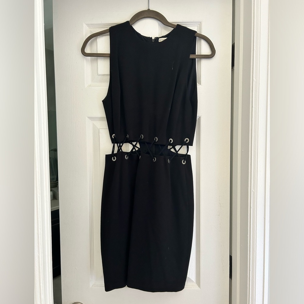 Black cutout dress